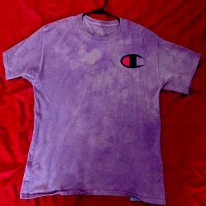 Purple Dyed Champion T-Shirt